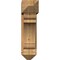 Ekena Millwork Olympic Arts and Crafts Rough Sawn Bracket w/ Offset Brace, Western Red Cedar, 8"W x 26"D x 30"H BKT0806X26X30OLY03RWR - alternate 2